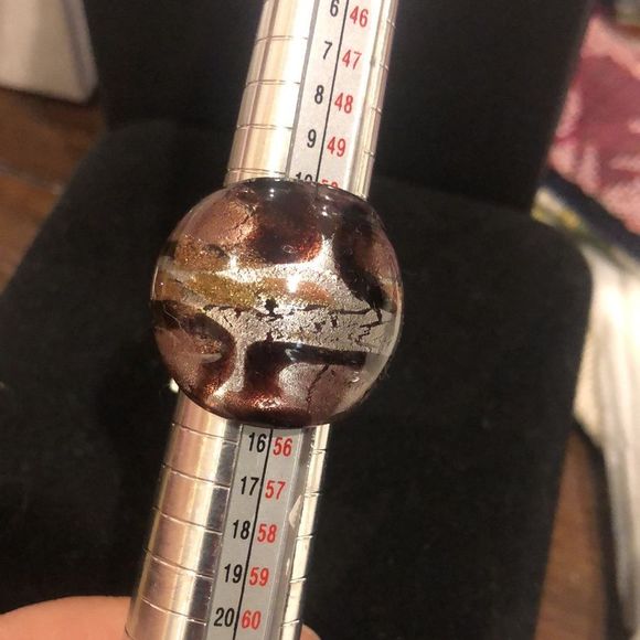 Women’s Hand Blown Glass Rings Sizes 5.25 - 8 - Picture 12 of 13